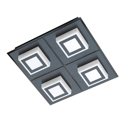 Masiano 1 Led Ceiling / Wall light 4L (Musta)