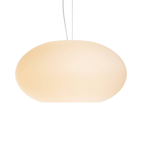 AIH-riippuvalaisin lasia 38 cm, matta kerma