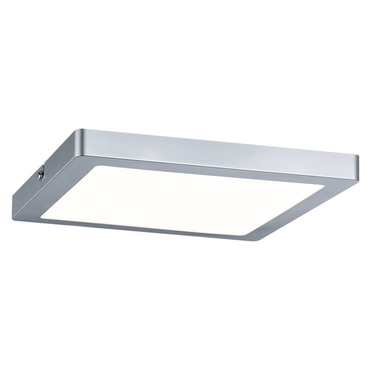 Paulmann Atria -kattovalo 2700K, 22x22cm kromi