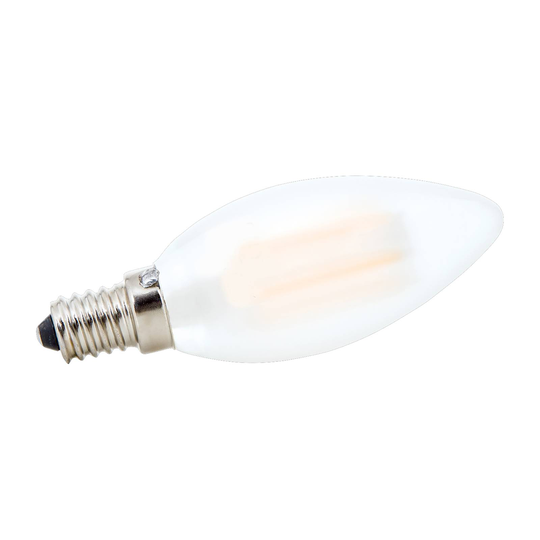 LED-kynttilälamppu E14 4,5W 827 sisäosa matta him.
