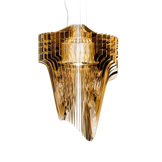 Slamp Aria M -riippuvalo, kulta, Ø 60 cm
