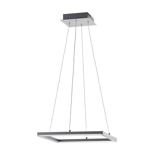 LED-riippuvalaisin Bard 42x42 cm, antrasiitti