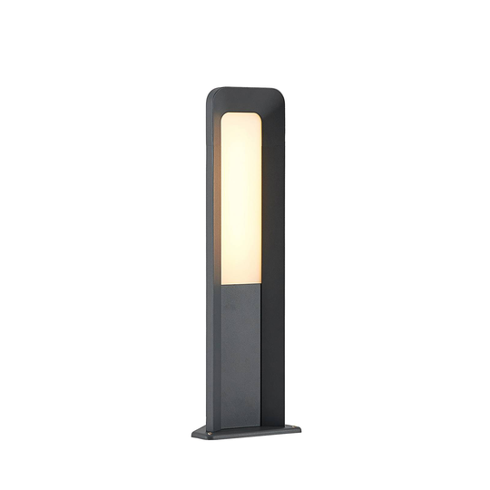Lucande Secunda -LED-pollarivalaisin, korkeus 50cm