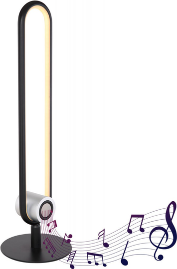 Top pole table lamp (Musta)