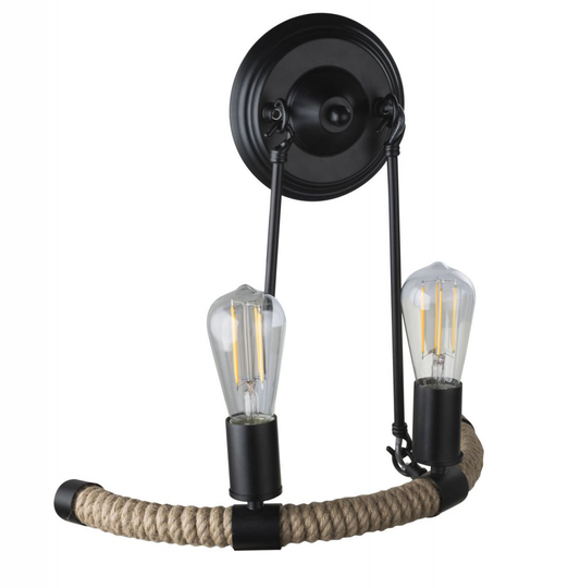 Ulleu wall lamp (Musta)