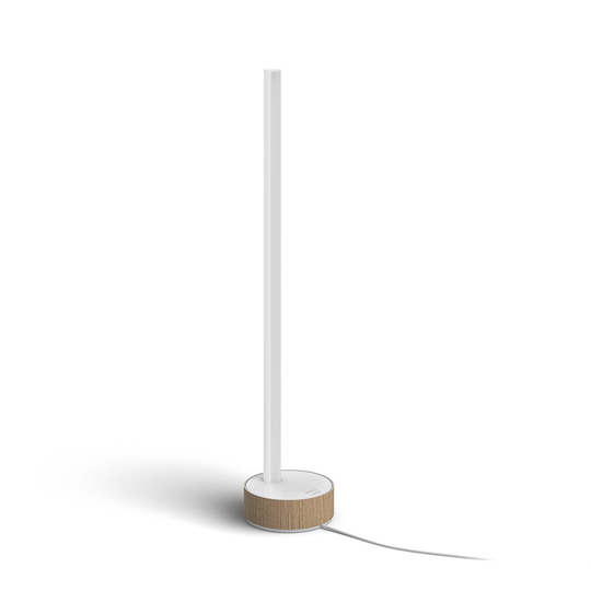 Philips Hue Gradient Signe Oak -LED-pöytälamppu
