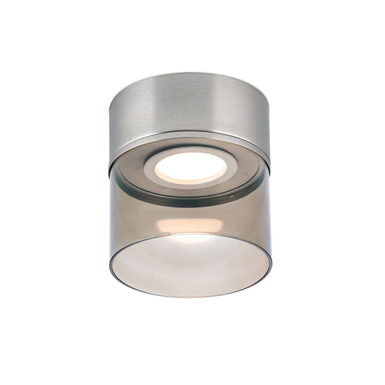 LED-kattovalaisin Francis, mattanikkeliä, Ø 15 cm