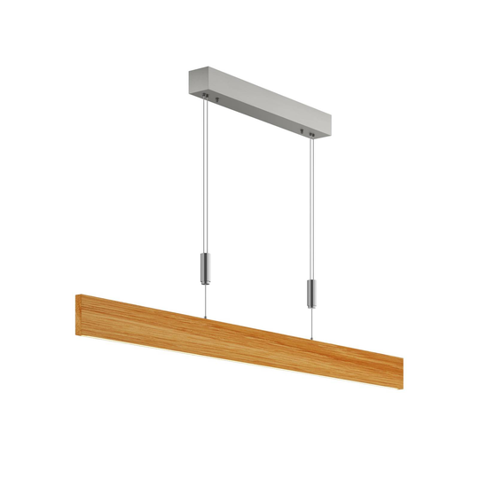 LED-riippuvalaisin Lise tammi luonnollinen, 118 cm