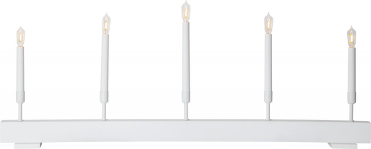 Storm candlestick (straight) (Valkoinen)