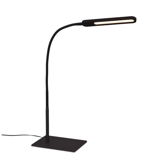 Servo-LED-pöytälamppu himmennettävä, CCT, musta