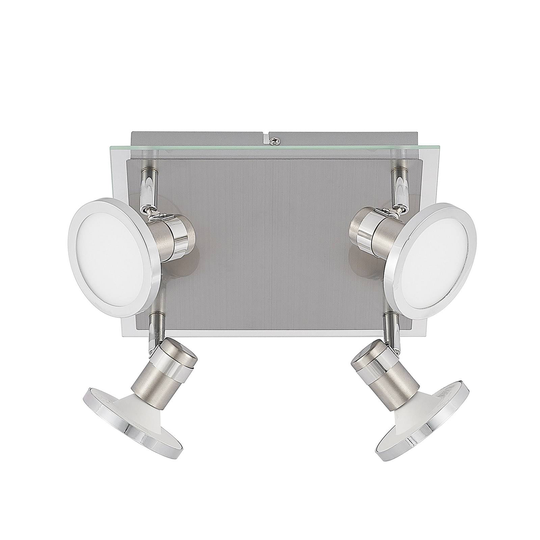 Lindby Stiglio -LED-kattovalaisin, 4-lamppuinen