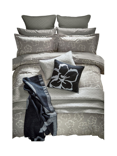 Magnolia jacquard -pussilakana 230 x 220 cm