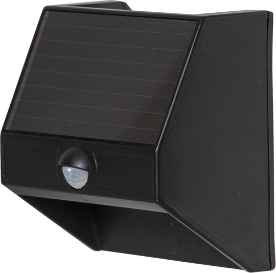 Wally wall lamp solar cell (Musta)
