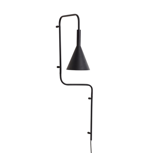 Rope Wall Lamp Black (Musta)