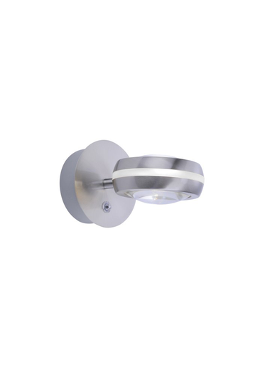 WiZ Vista LED wall light b-steel RGBW