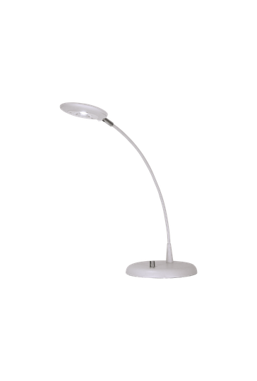 MOTO table lamp, steel / chrome (Valkoinen)