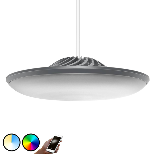 Luke Roberts Luvo -LED-riippuvalaisin, harmaa
