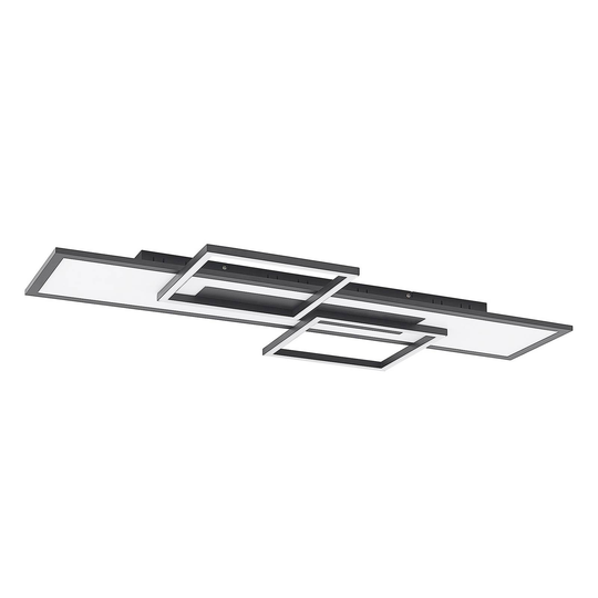 Lucande Narumi -lED-kattovalo CCT, 110cm, musta