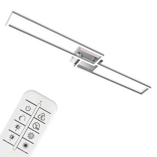 LED-kattovalaisin 3145-018, kaukosäädin, kromi