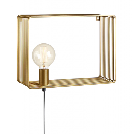 Shelf wall lamp (Brass / Kulta)