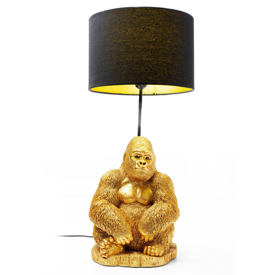 KARE Animal Monkey Gorilla-pöytälamppu + varjostin