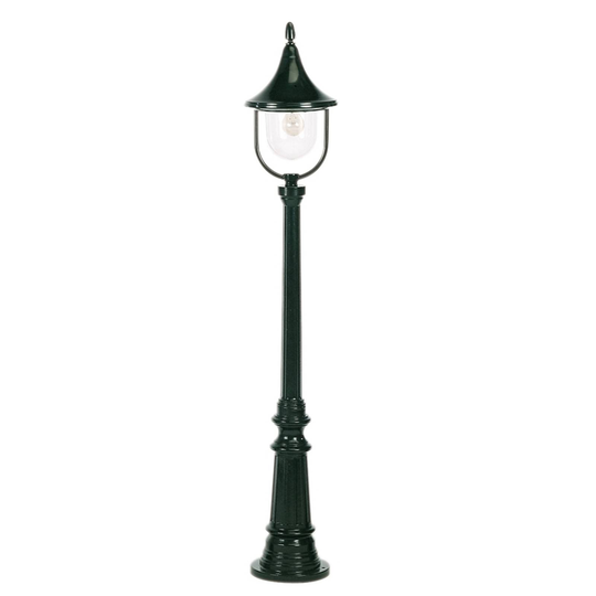 Kaunis Brescia-lyhtypylväs 148 cm, musta