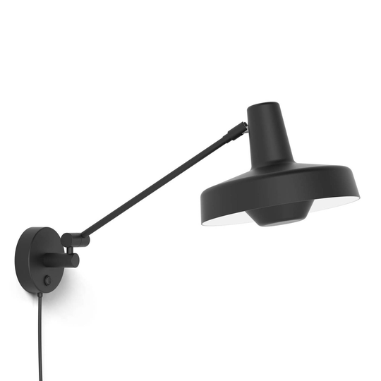 GRUPA Arigato -seinävalo 1-lamppuinen, 32cm, musta