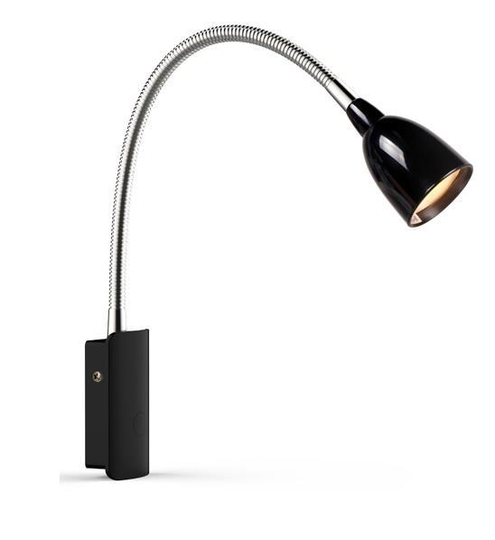 Tulip wall lamp LED (musta)