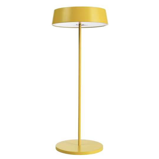 LED-pöytävalo Miram, akku, himmennettävä keltainen