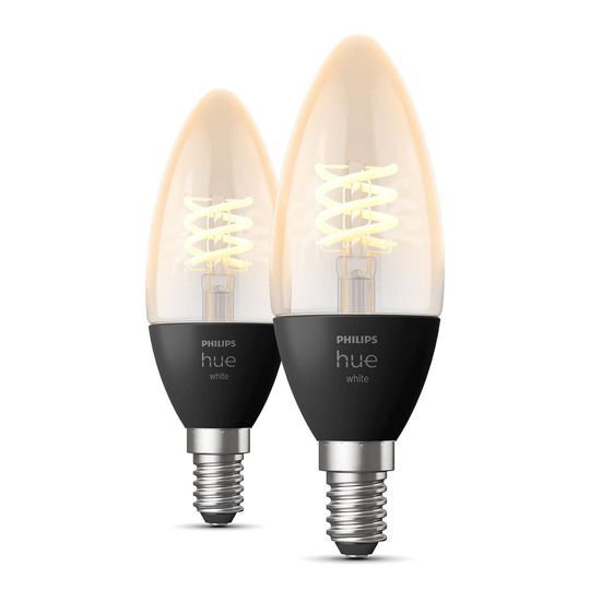 Philips Hue LED-kynttilä Filament White E14 4,5W 2