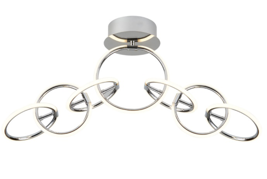 Solexa 7 ceiling light (Kromattu / kiillotettu)