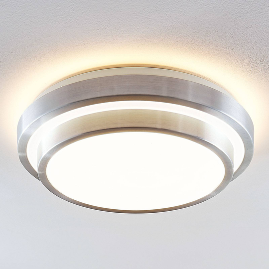 Lindby Naima LED kattovalaisin, pyöreä, 41 cm