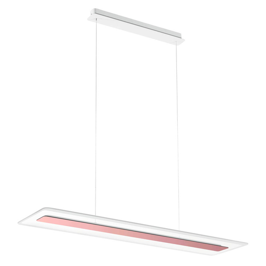 LED-riippuvalaisin Antille lasia, kupari