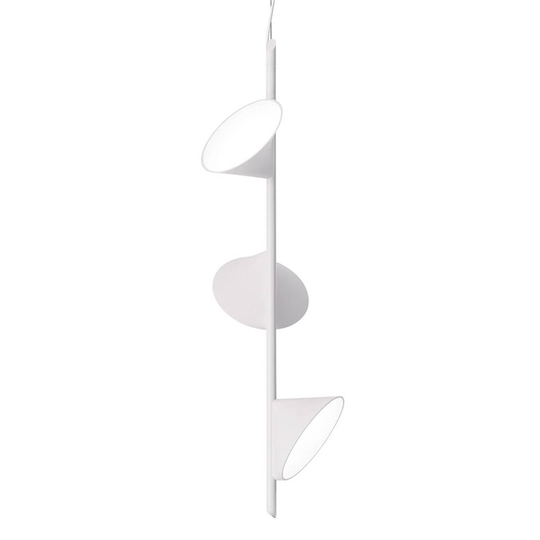 Axolight Orchid LED-riippuvalo 3 lampp. valkoinen