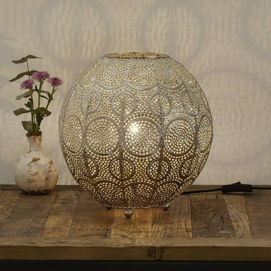 Pöytävalaisin Stampa, pallonmuotoinen, 28 cm