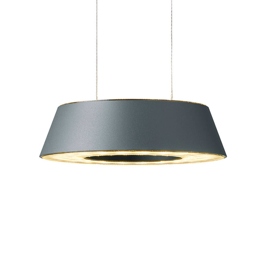OLIGO Glance LED-riippuvalo, 1 lamp. harmaa