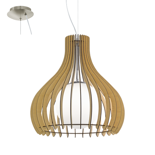 Tindori ceiling light 50cm (puu)