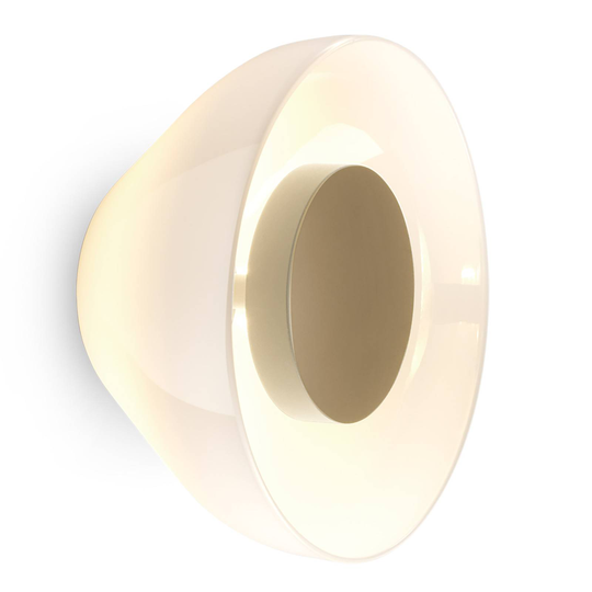 MARSET Aura -LED-seinävalo Ø 18 cm, opaali