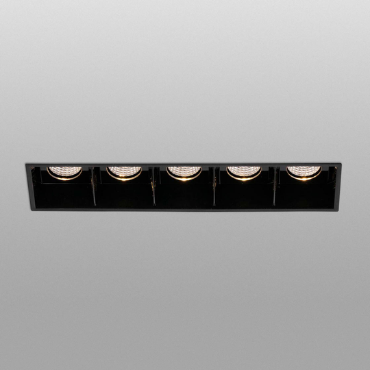 LED-uppovalaisin Troop Trimless, 5-lamppuinen