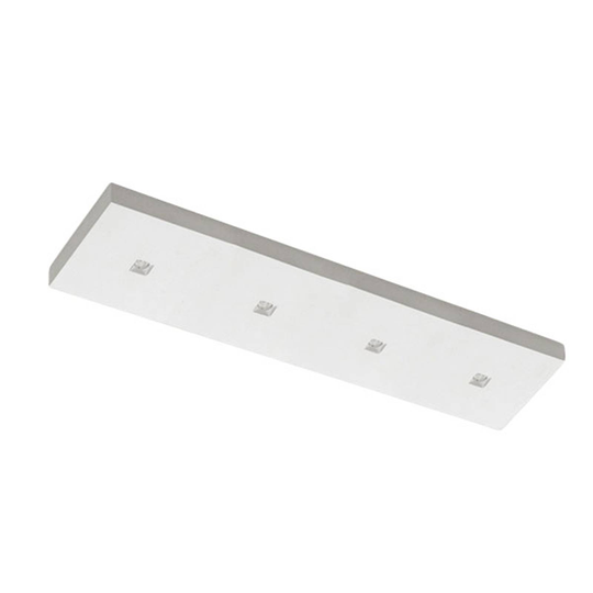 LED-kattovalaisin 8914D, 4-lamppuinen, 2700K