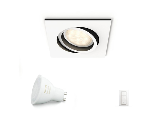 Milliskin recessed white 1x5.5W 230V (with remote) (Valkoinen)