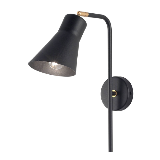 Seinävalaisin Conico, musta/kulta