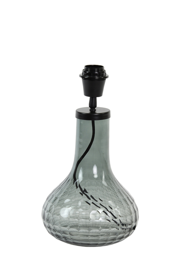 Lamp base Ø20x36 cm MAEKO glass smoked grey (harmaa)