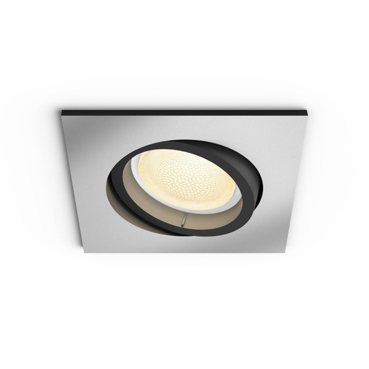 Centura recessed aluminum 1x5.7W 230V squared (Alumiini)