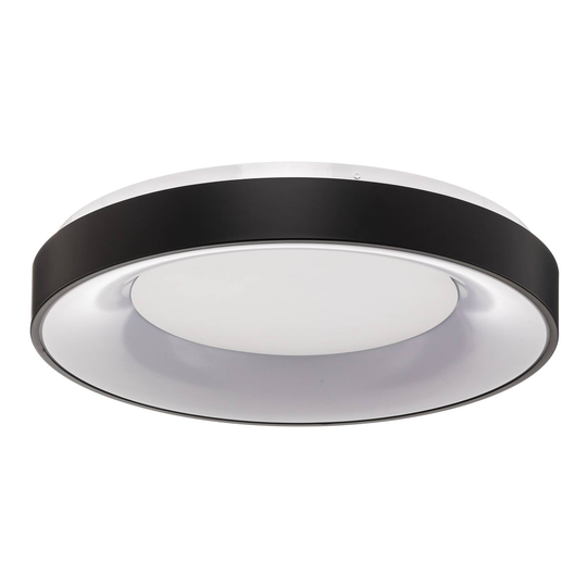 LED-kattovalaisin Rondo CCT, kaukosäädin, musta