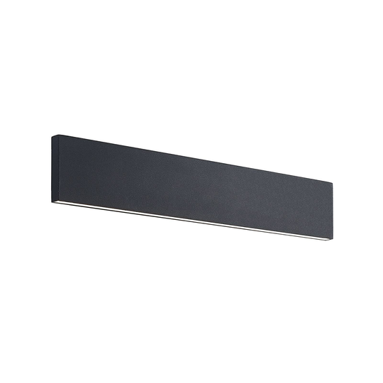 Lindby Ignazia -LED-seinävalaisin, 47 cm, musta