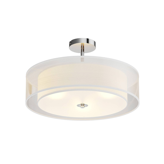 LED-kattovalaisin Pikka, valkoinen varjostin
