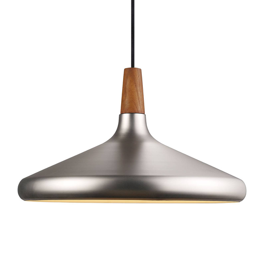 Riippuvalo Nori metallia, teräsväri, Ø 39 cm