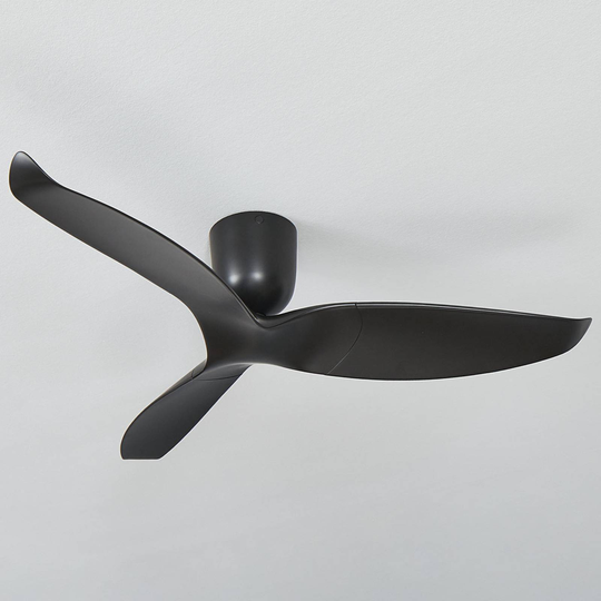 Aeratron-kattotuuletin AE3+, 126 cm, musta