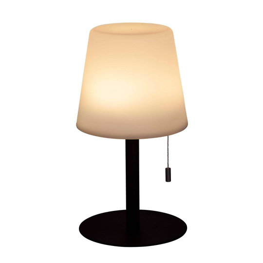 Lindby Ragnaris -LED-ulkopöytävalaisin, USB, RGB